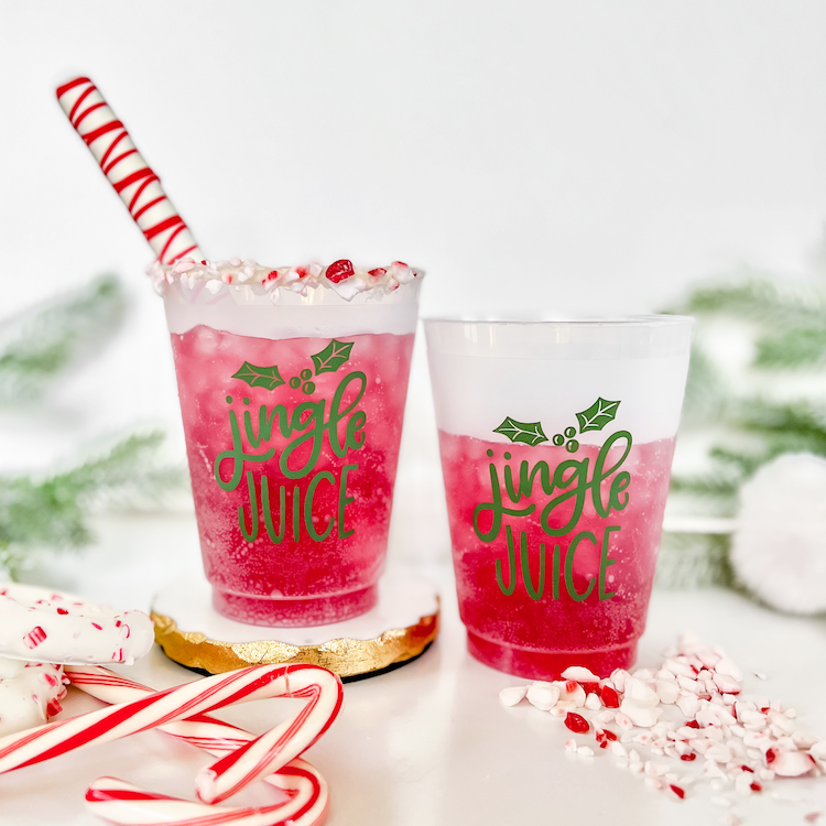 Jingle Juice Frosted Cups