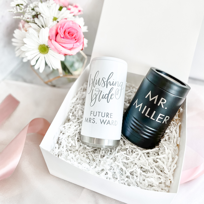 Future Mrs and Mr Can Cooler Gift Set