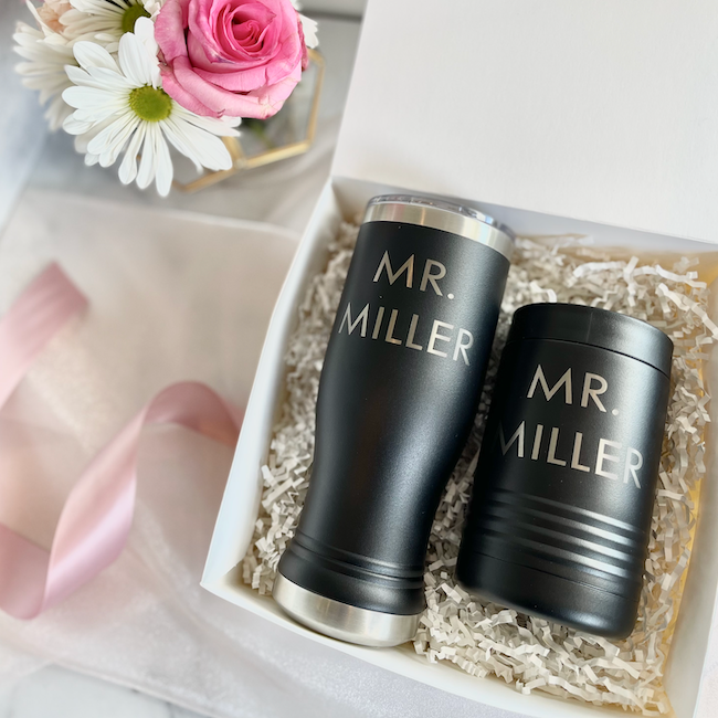 Mr and Mr Wedding Gift Set