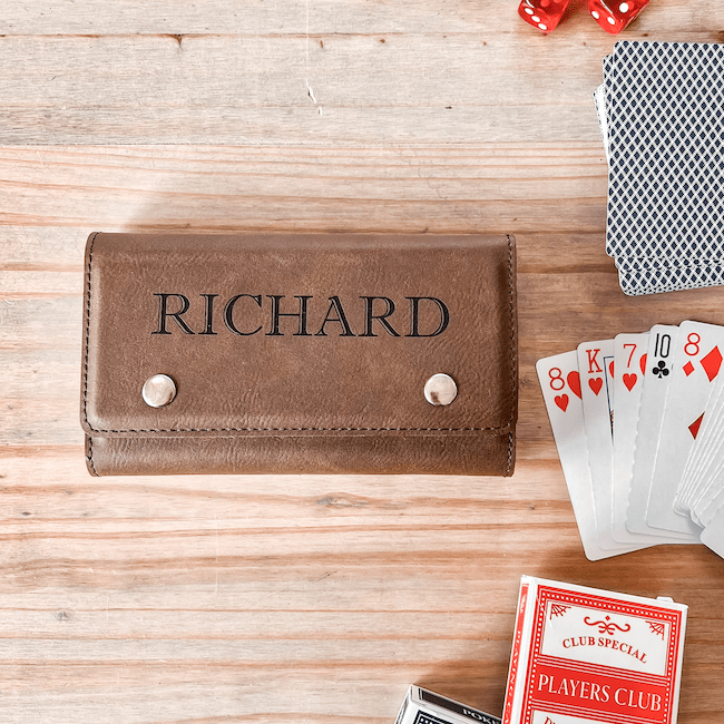 Personalized Card & Dice Set - Poker Set