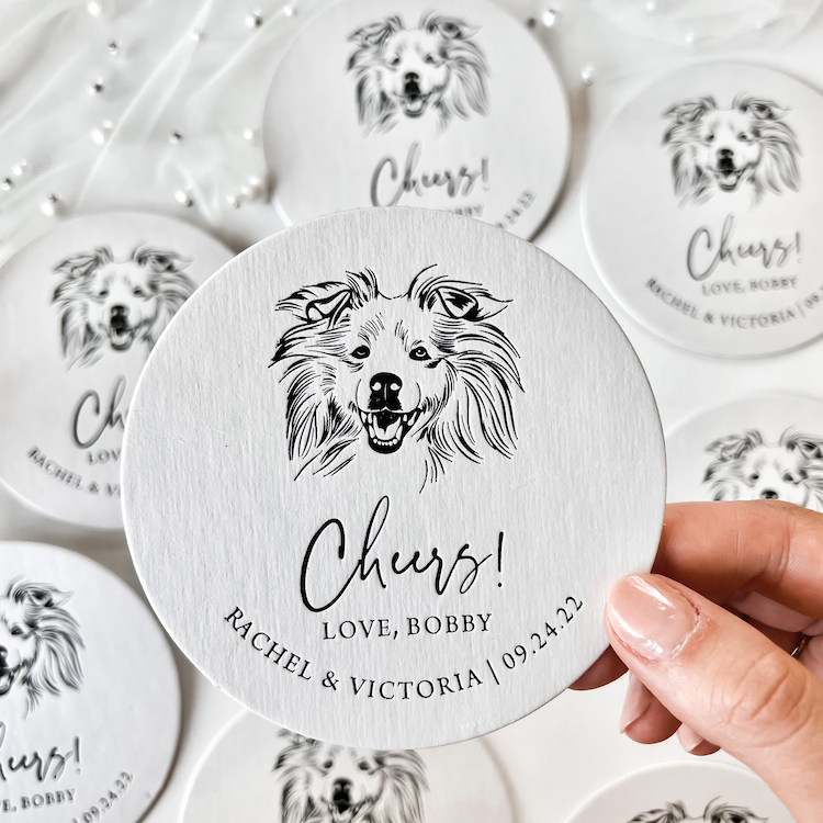 24 CUSTOM coasters photo round or square wedding convention logo monogram holiday trip bsiness office kids outlets pets personalized art text