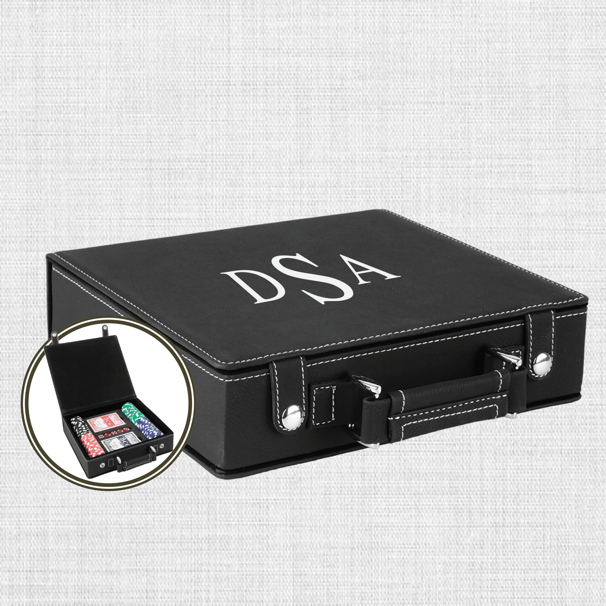 Personalized Poker Set for Dad