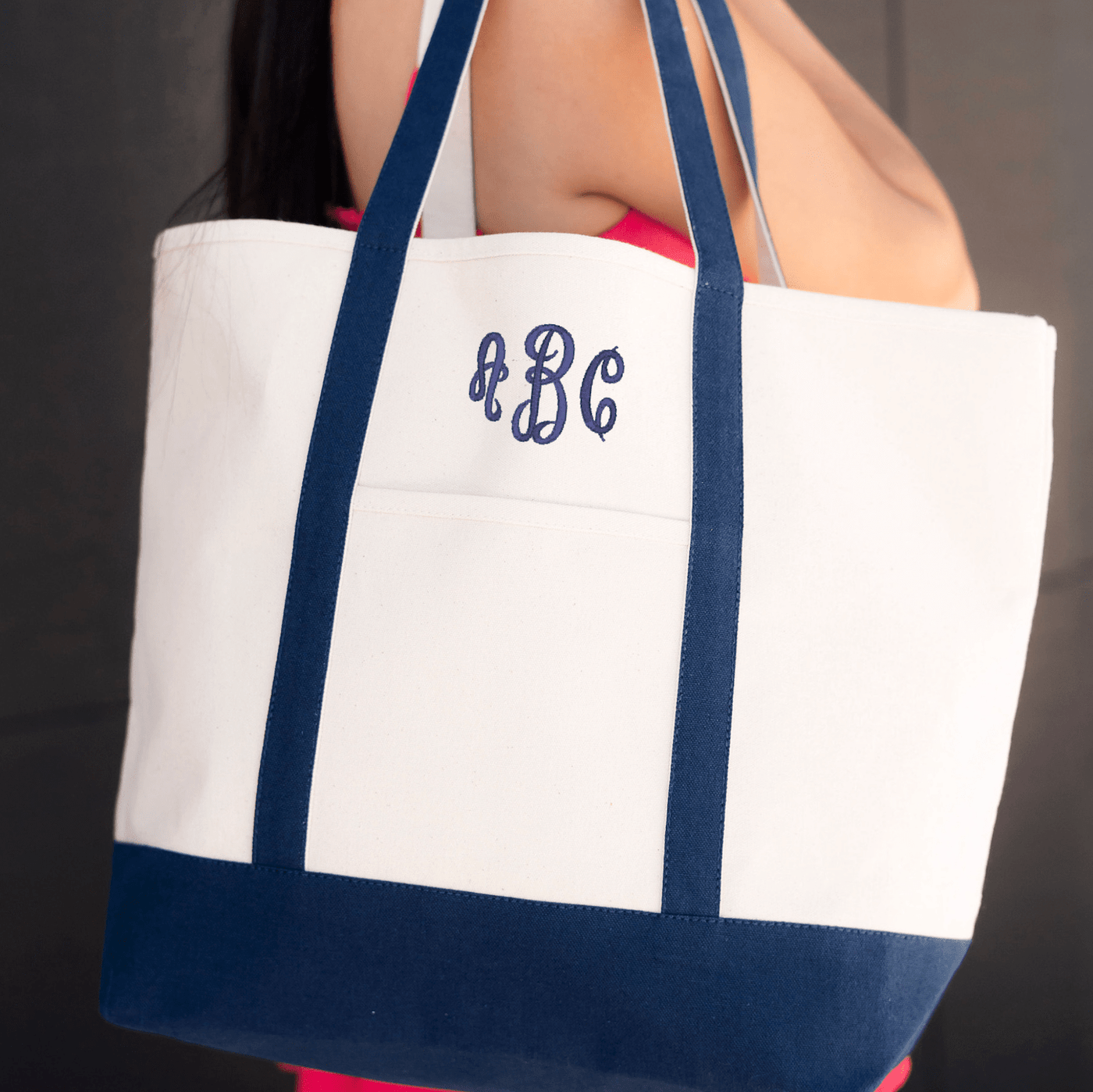 Personalized Boat Tote Bag - Barn Street Designs