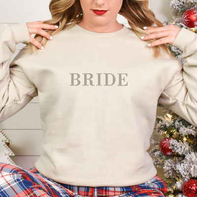 Embroidered Bride Sweatshirt