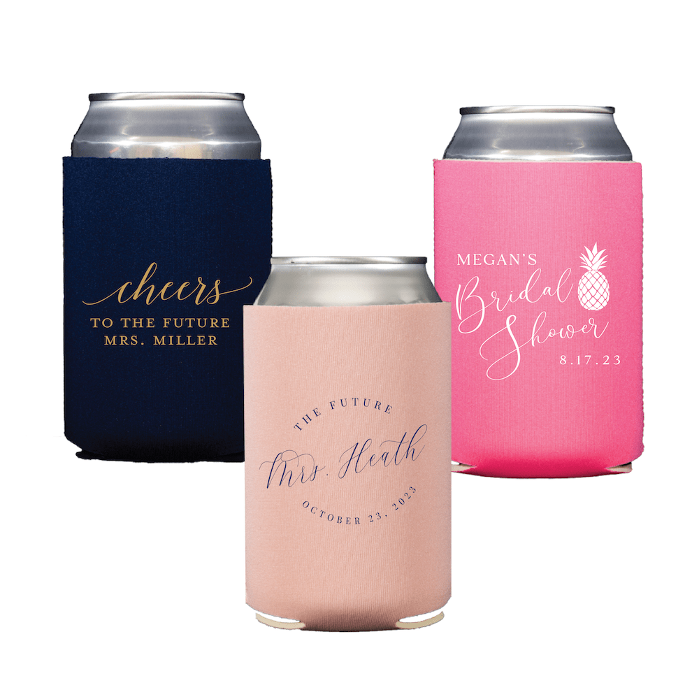 Bridal Shower Beer Can Cooler - Can Cooler