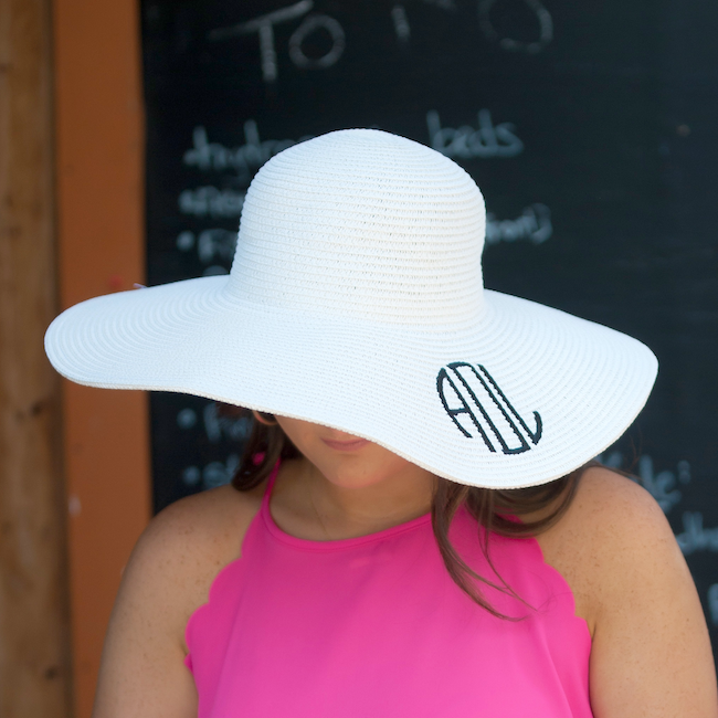 Personalized Beach Hat / Floppy Hat