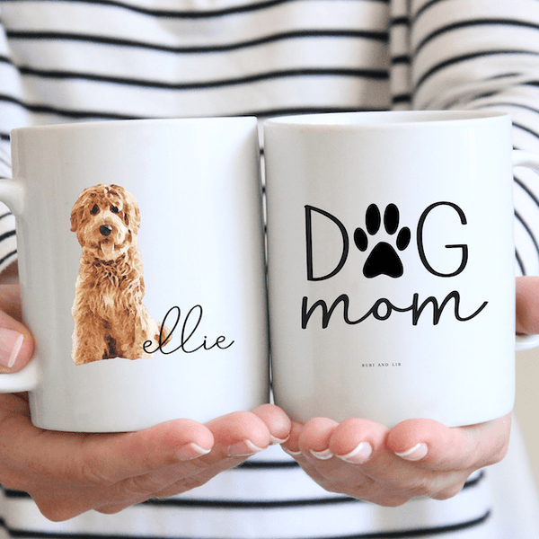 Dog Mom Coffee Mug – Rubi and Lib Design Studio