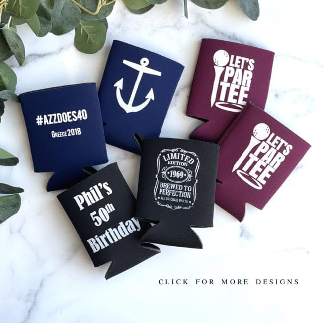 Birthday Beer Can Cooler - Can Cooler