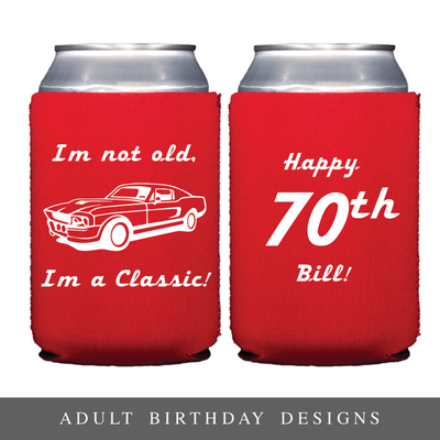 Birthday Beer Can Cooler