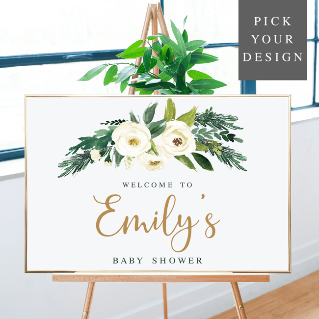 Baby Shower Welcome Print