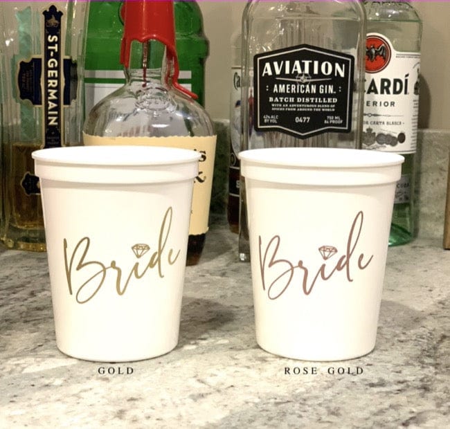 Bride Tribe Stadium Cups - Quick Ship