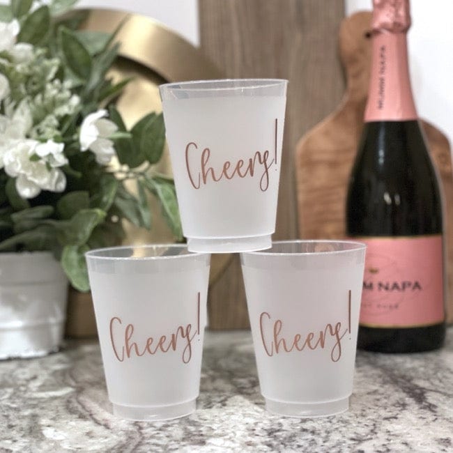 Cheers Plastic Cups and Napkins - Quick Ship