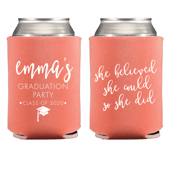 Graduation Can Coolers