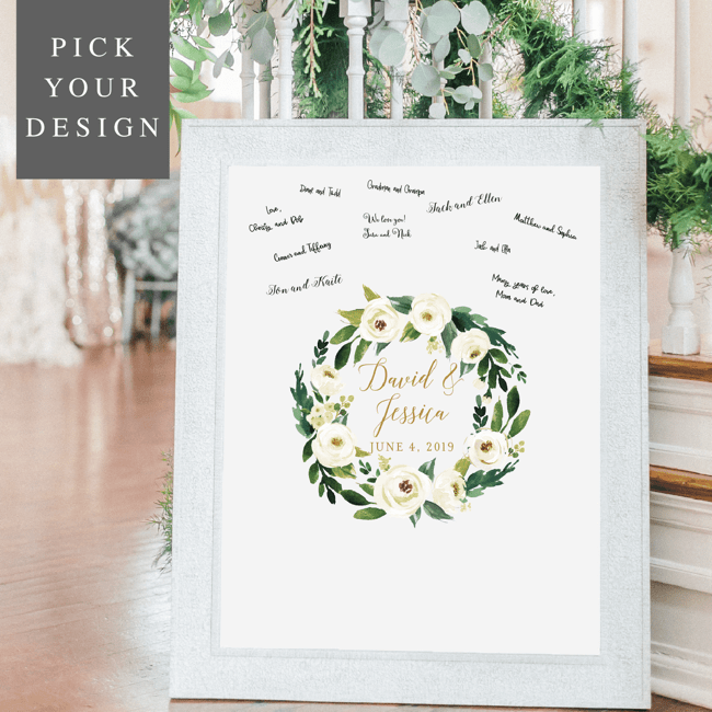 Guestbook Print Sign - Sign
