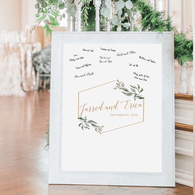 Guestbook Print Sign - Sign
