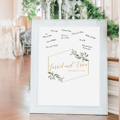 Guestbook Print Sign