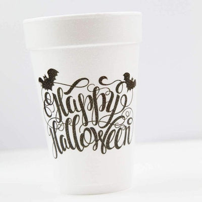 Happy Halloween Foam Cups