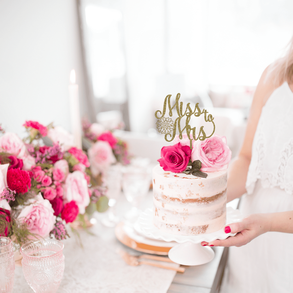 Bridal shower store cake