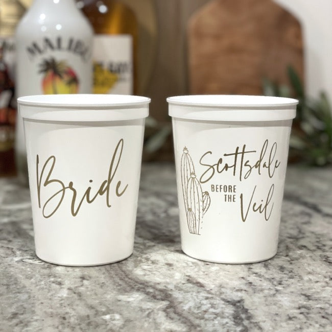 Ready to Ship Bride Stadium Cup - Scottsdale Before the Veil