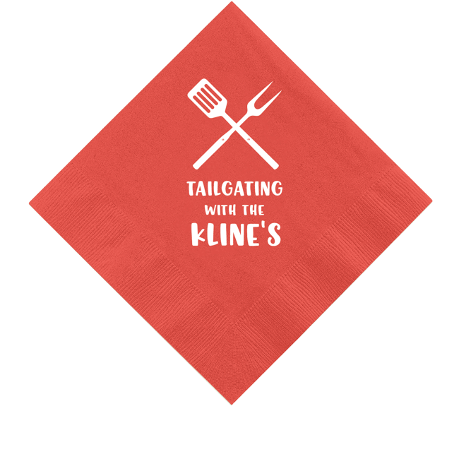 Summer Personalized Napkins - Napkins - Foil Stamped