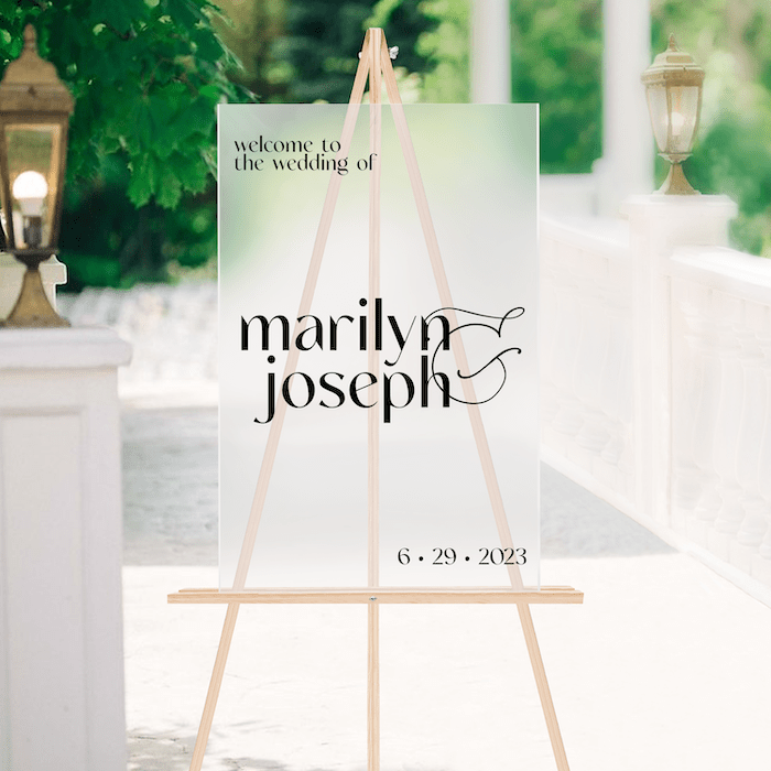 Personalized Wedding Welcome Sign - Welcome Sign