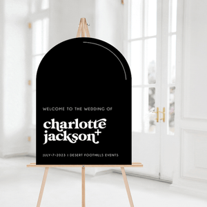 Modern Welcome Wedding Sign